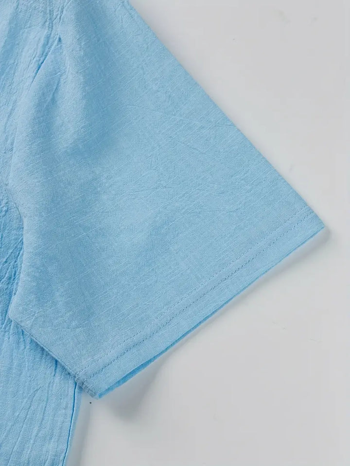 Chemise élégante à manches courtes