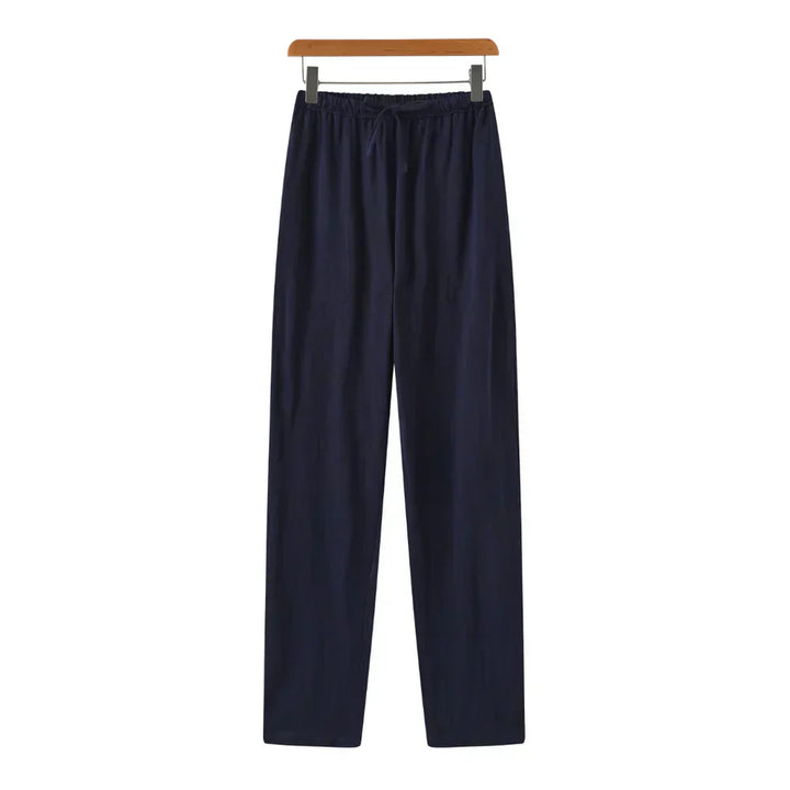 Pantalon slim en lin