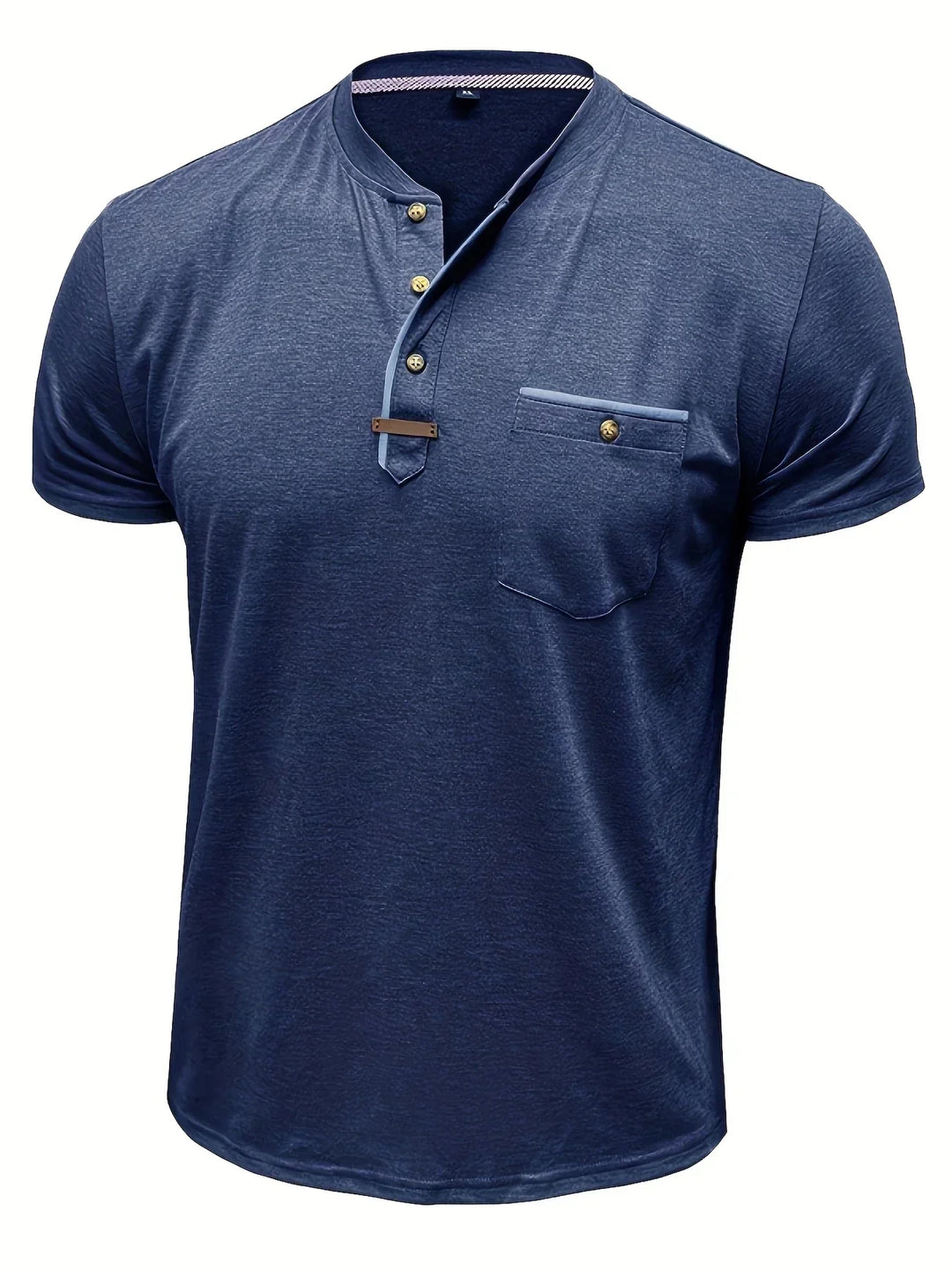 T-shirt col rond élégant avec poche