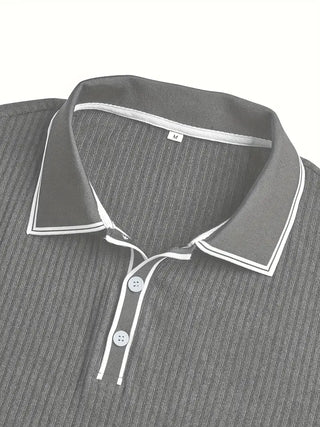 Polo élégant à manches courtes