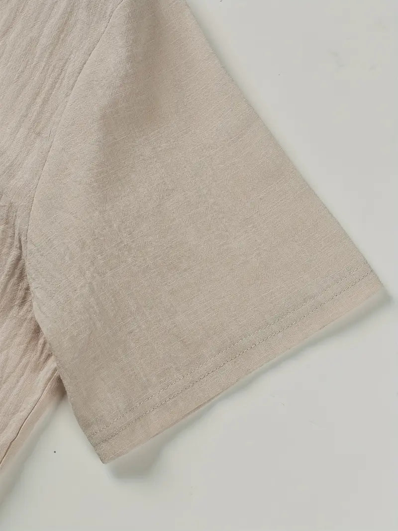 Chemise élégante à manches courtes
