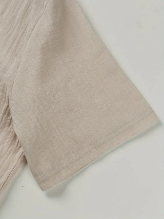 Chemise élégante à manches courtes