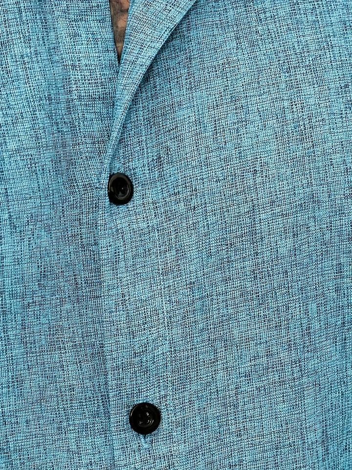 Chemise légère à manches courtes en mélange de lin