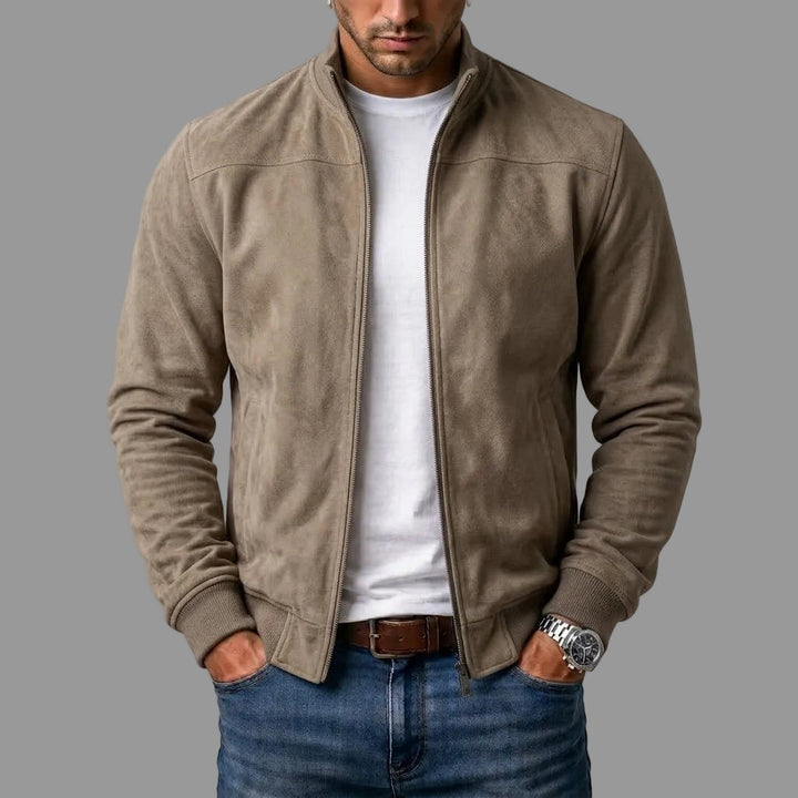 LAURENT | BLOUSON BOMBER EN DAIM