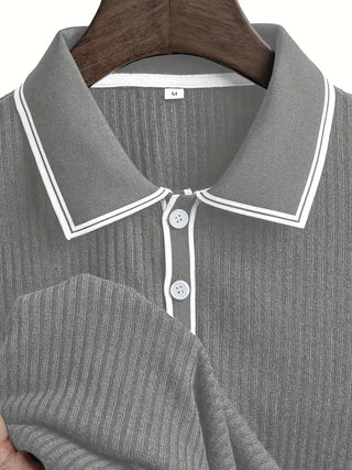 Polo élégant à manches courtes