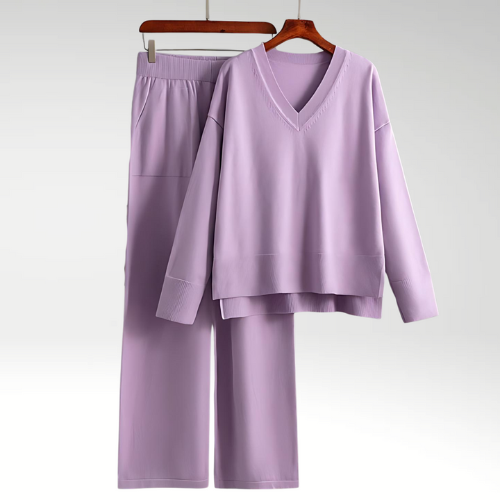 Luxe Ensemble deux pièces col V