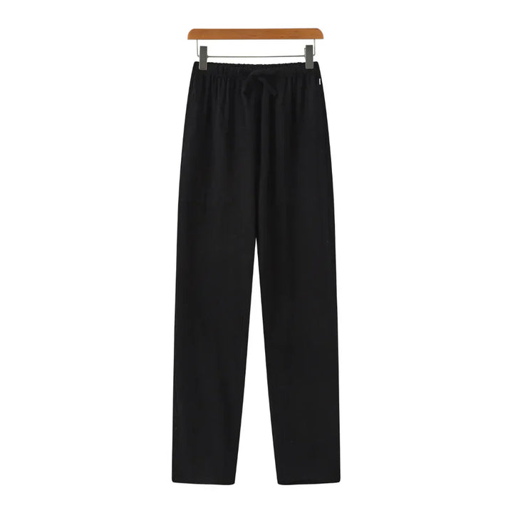 Pantalon slim en lin