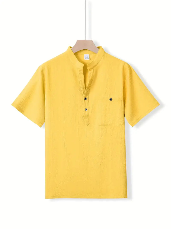Chemise élégante à manches courtes