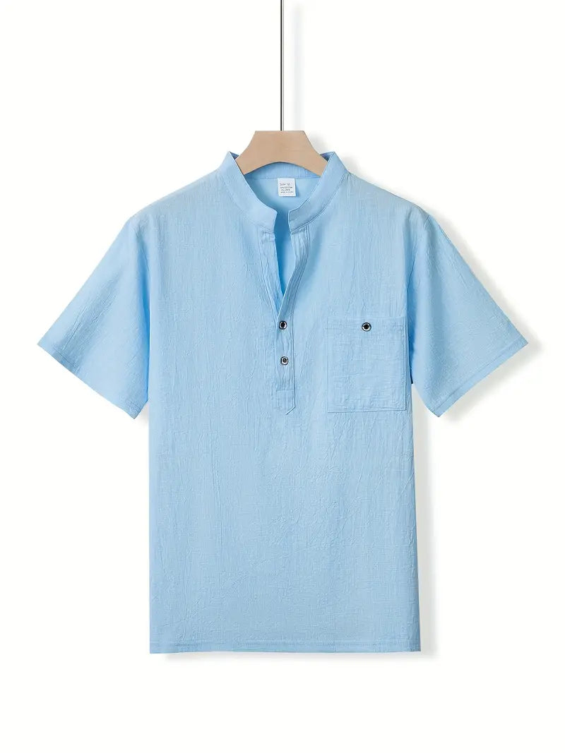 Chemise élégante à manches courtes