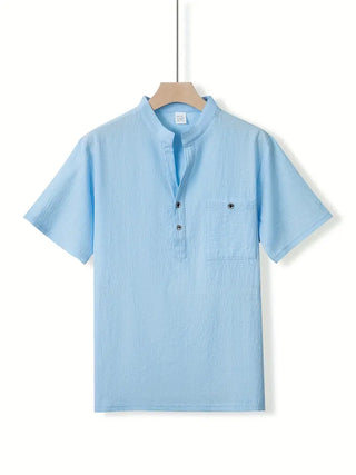 Chemise élégante à manches courtes