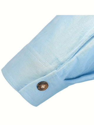Chemise légère en coton à manches longues