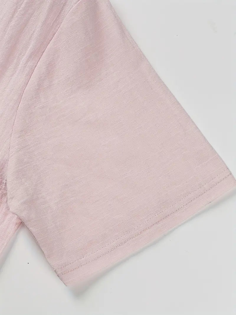 Chemise élégante à manches courtes