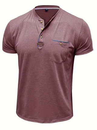 T-shirt col rond élégant avec poche