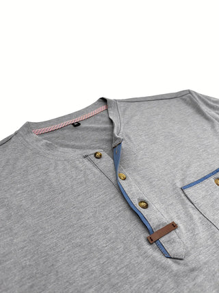 T-shirt col rond élégant avec poche