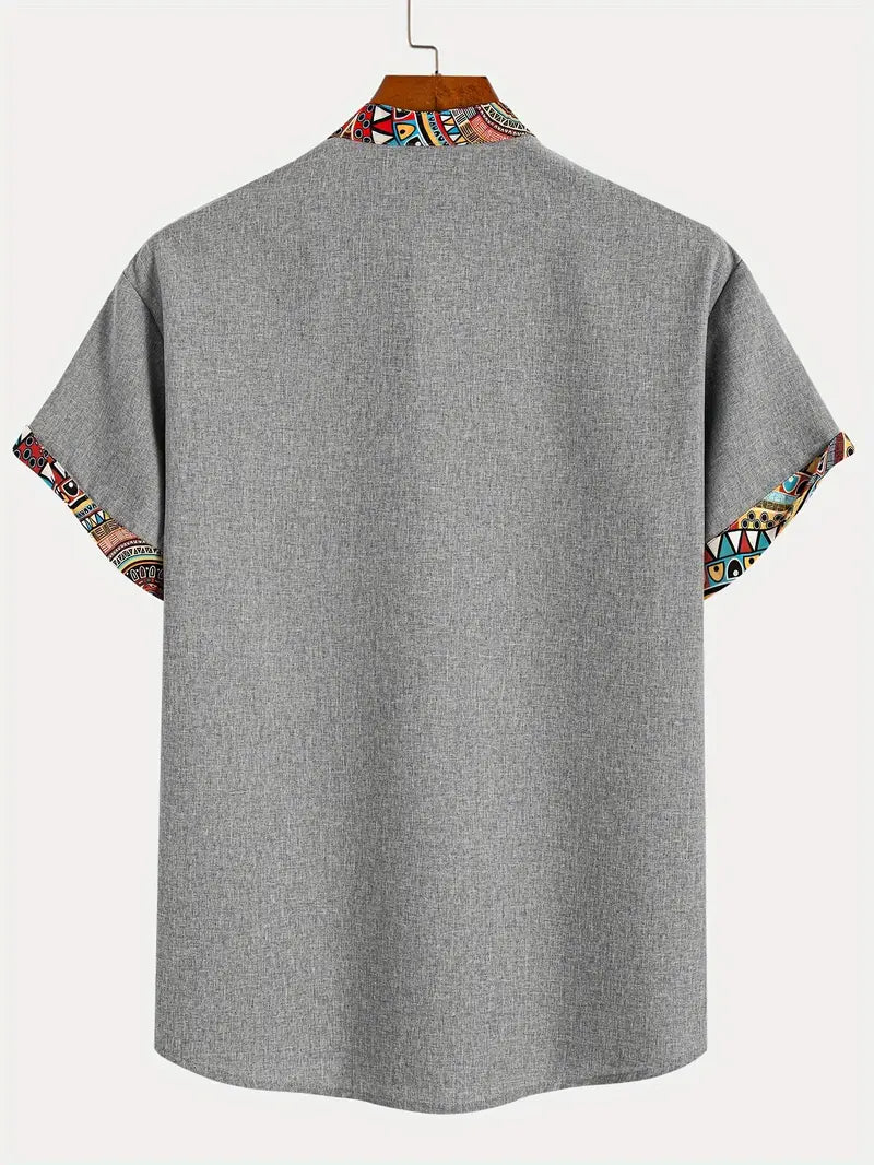Chemise élégante à manches courtes