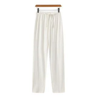 Pantalon slim en lin