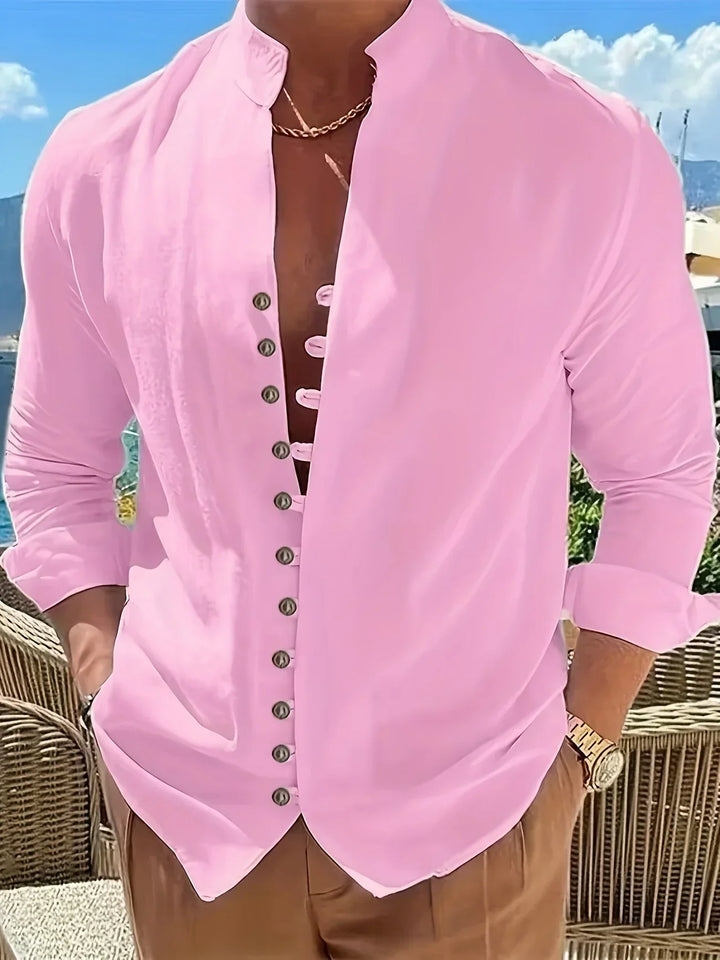 Chemise légère en coton à manches longues