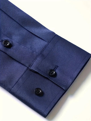 Chemise élégante à manches longues avec boutons