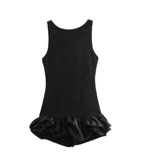 Mini robe sans manches