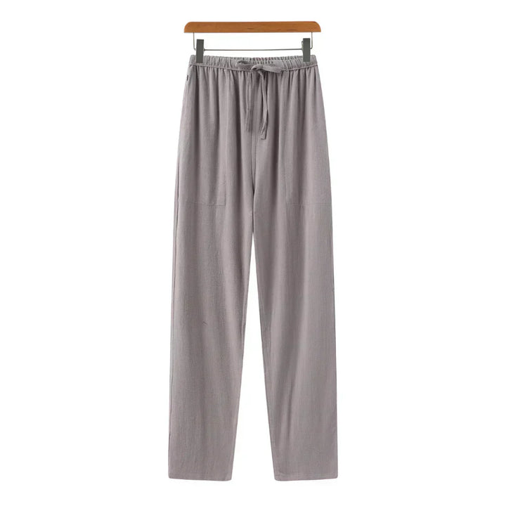 Pantalon slim en lin