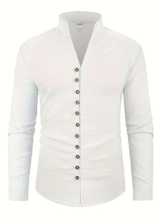 Chemise légère en coton à manches longues