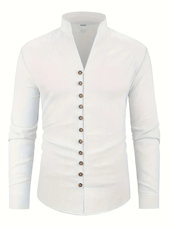 Chemise légère en coton à manches longues
