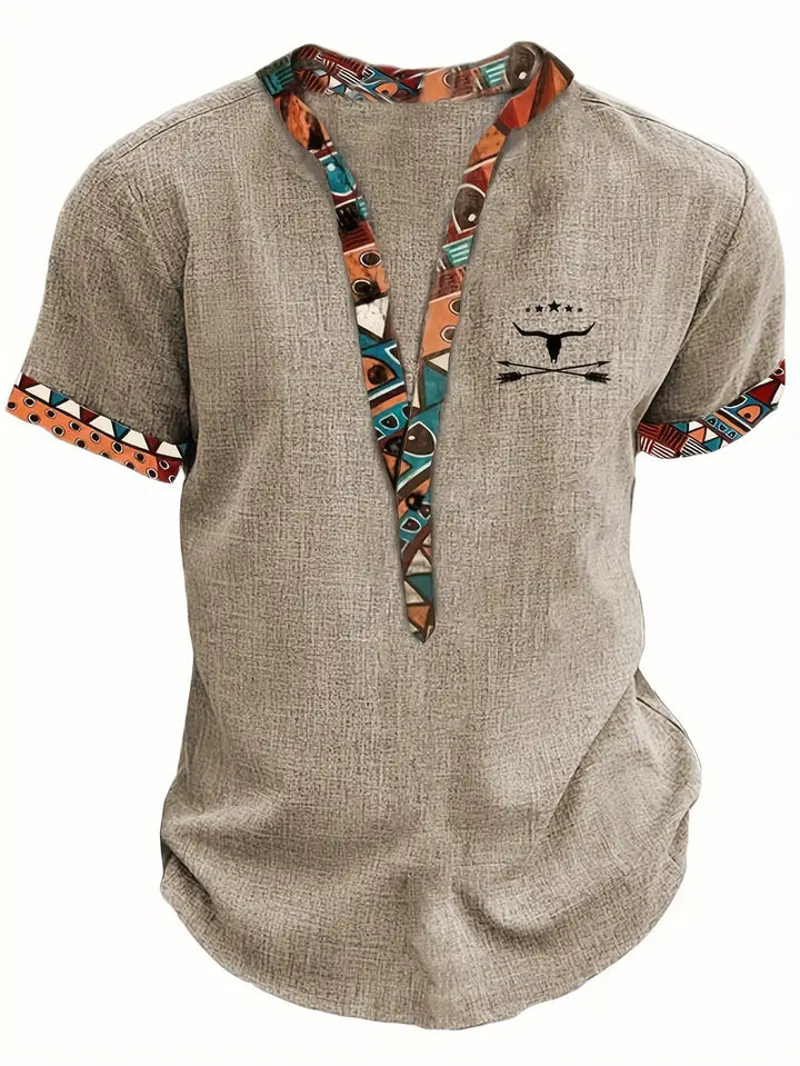 Chemise élégante à manches courtes