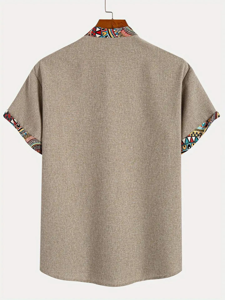 Chemise élégante à manches courtes