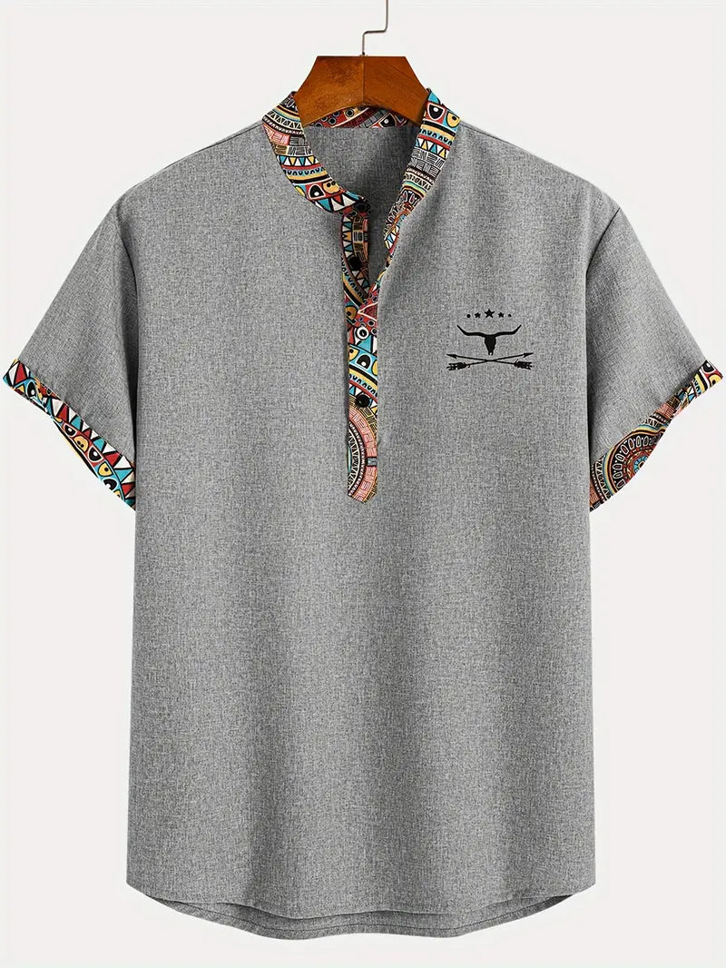 Chemise élégante à manches courtes
