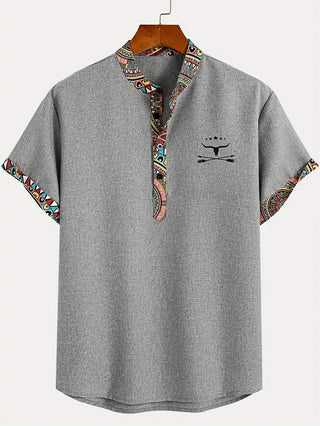 Chemise élégante à manches courtes