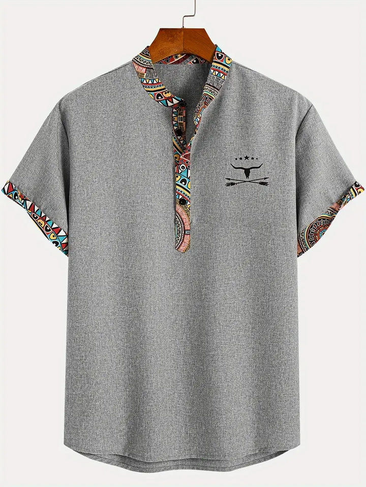 Chemise élégante à manches courtes