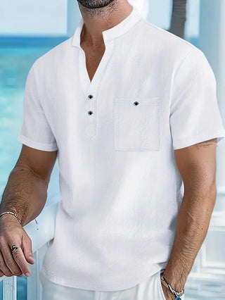 Chemise élégante à manches courtes