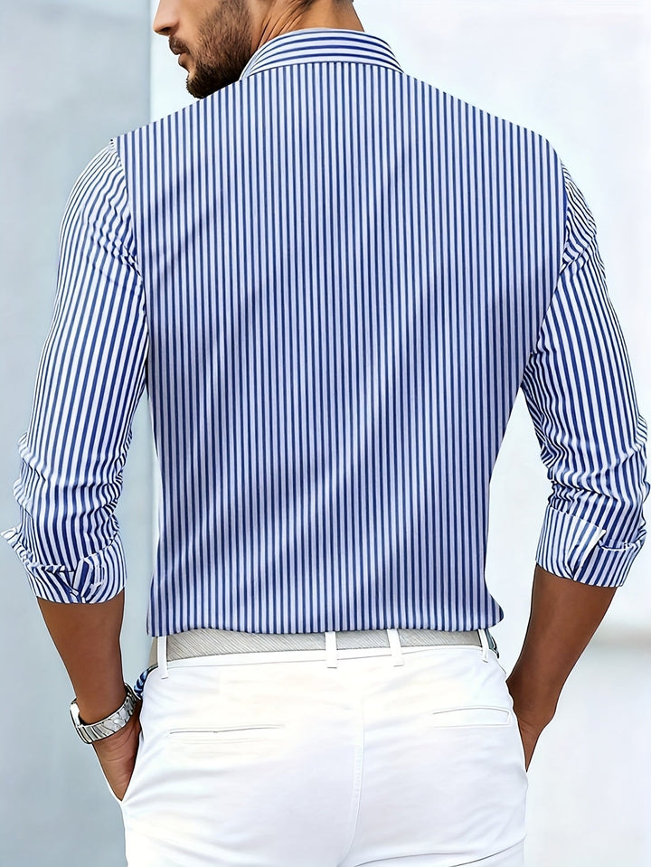 Emerson | Chemise Homme à Rayures Vintage Manches Longues