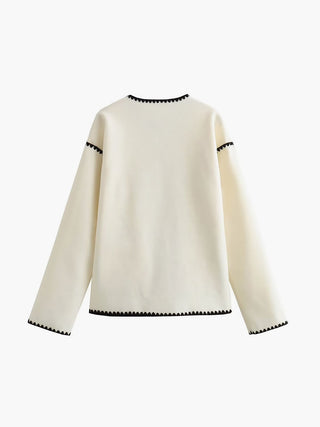 Veste contrastée