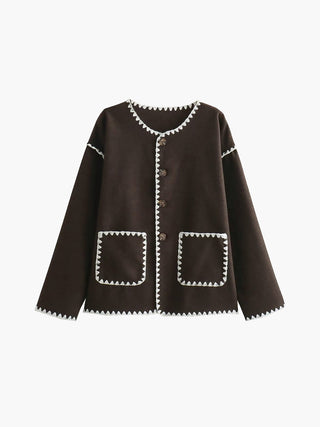 Veste contrastée