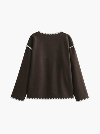 Veste contrastée