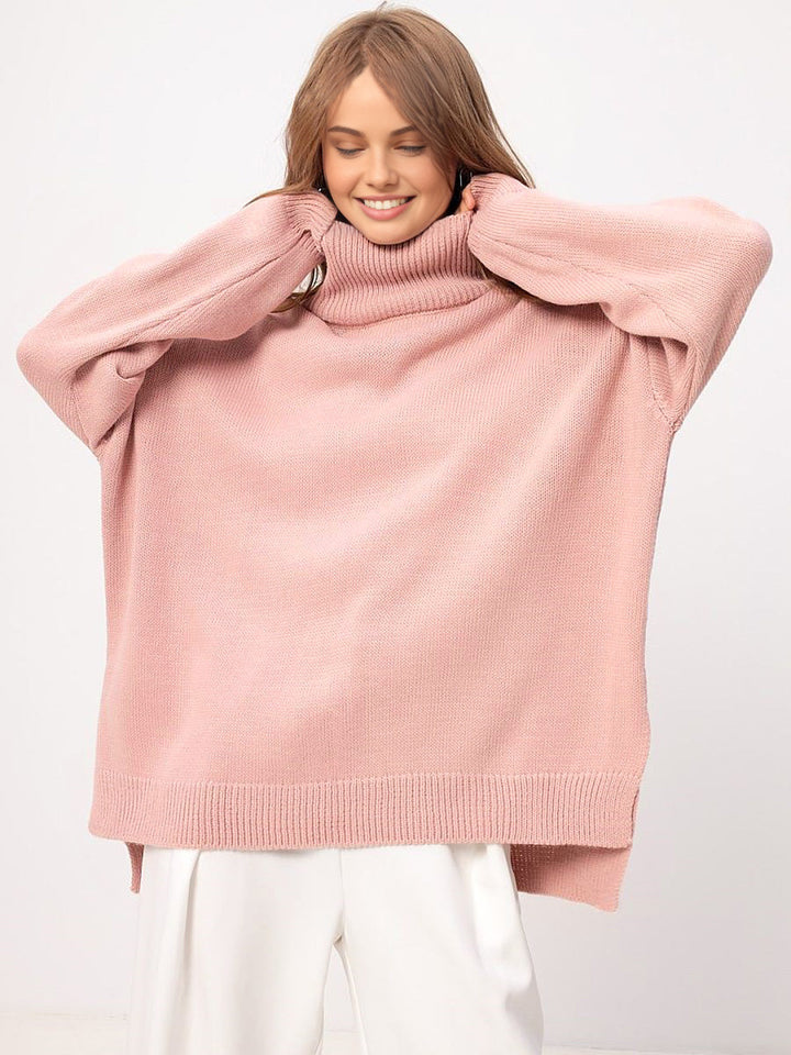 Pull avec fente surdimensionnée