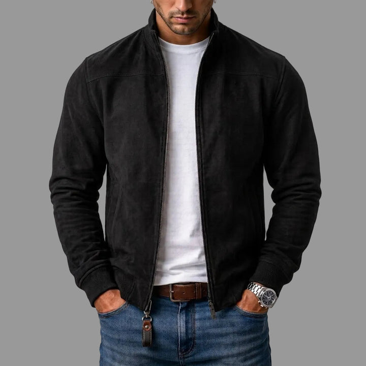 LAURENT | BLOUSON BOMBER EN DAIM