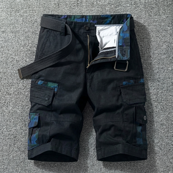 Short cargo avec ceinture