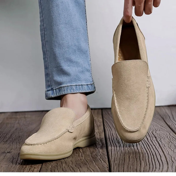 Mocassins en daim
