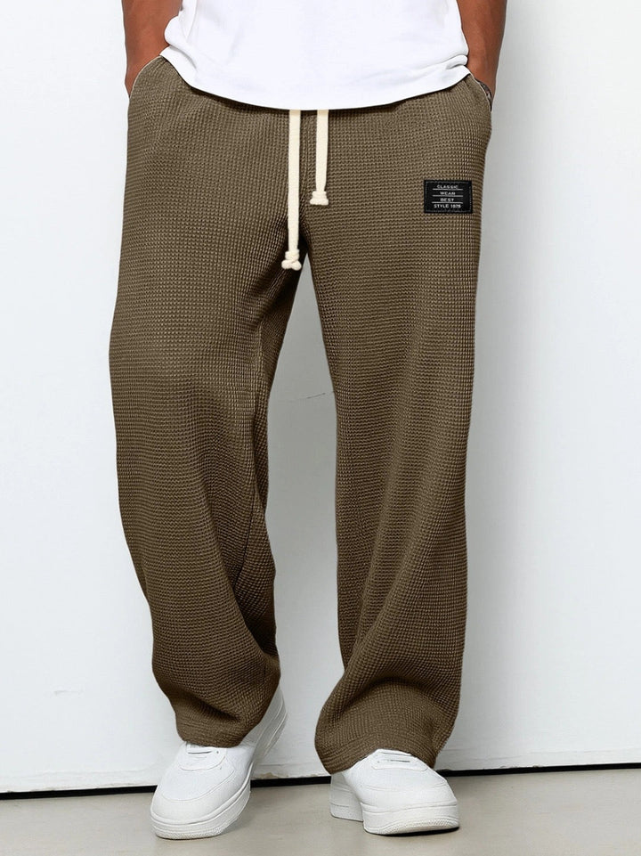 Léo | Pantalon Décontracté Texturé