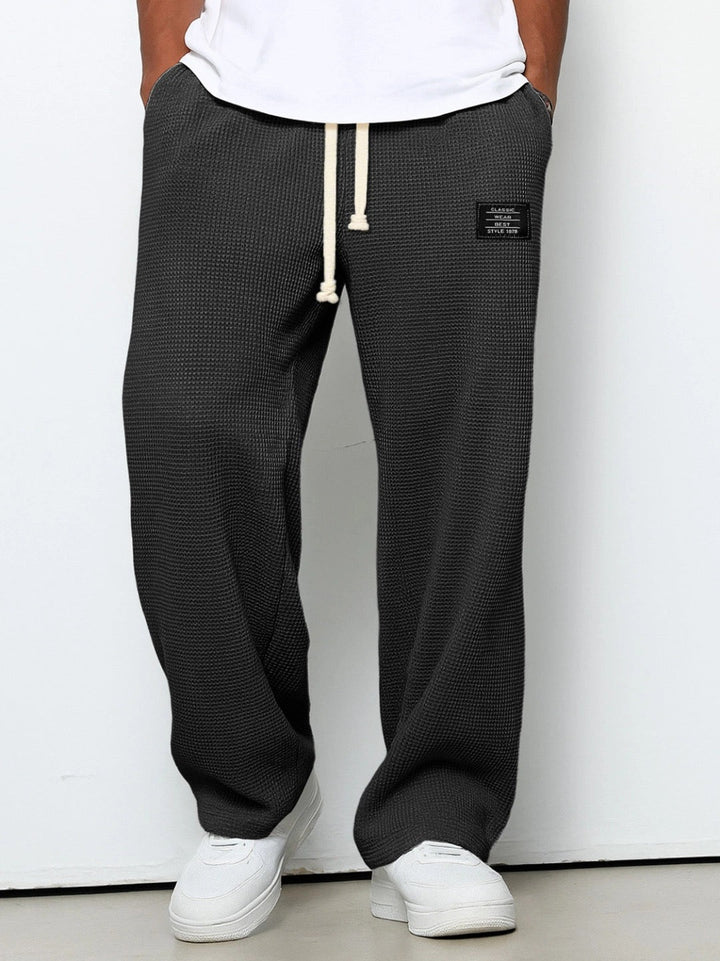 Léo | Pantalon Décontracté Texturé