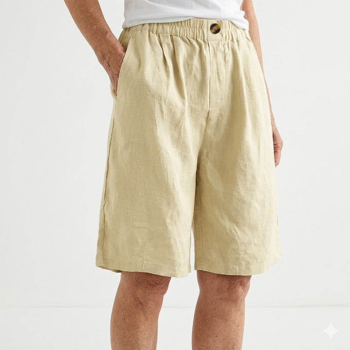 Justine | Short large taille élastique confort estival naturel