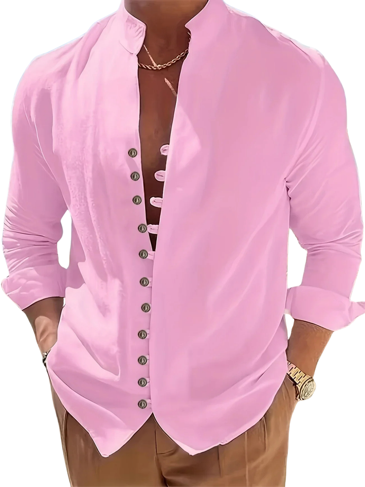 Chemise légère en coton à manches longues