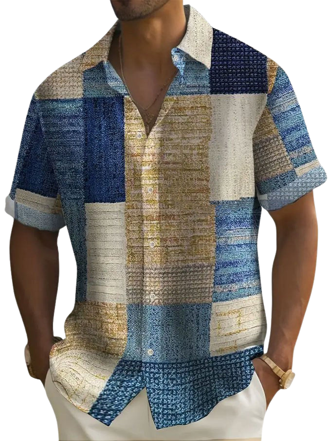 Chemise élégante à manches courtes