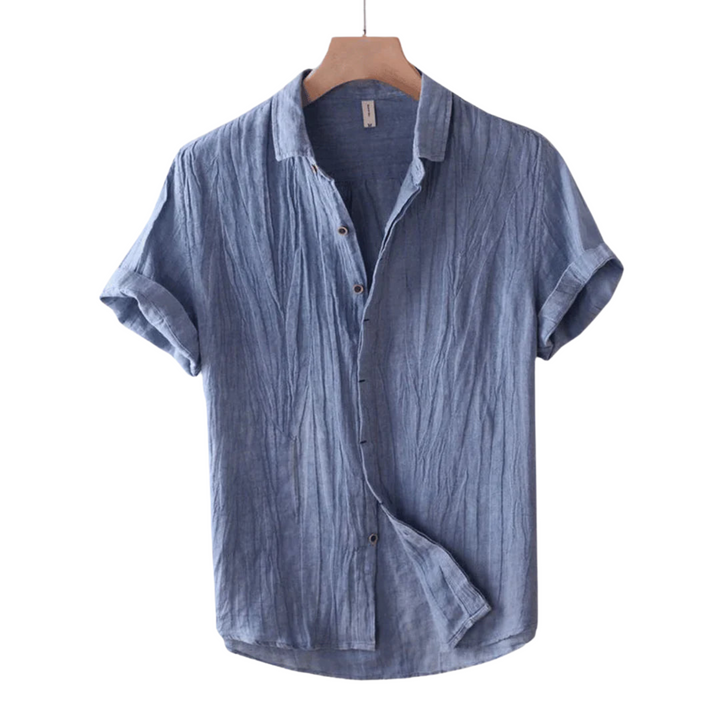 Chemise élégante à manches courtes avec boutons