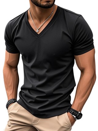 T-shirt stylé à manches courtes