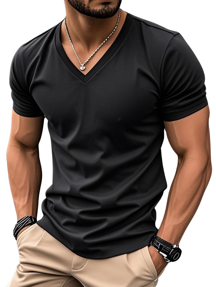 T-shirt stylé à manches courtes