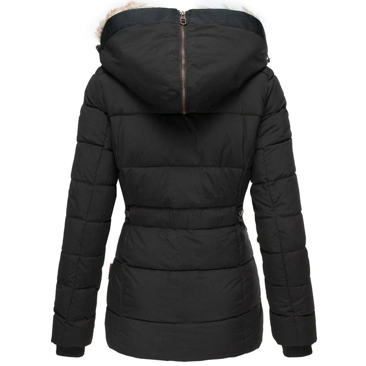 Manteau d'hiver chaud avec doublure en fourrure