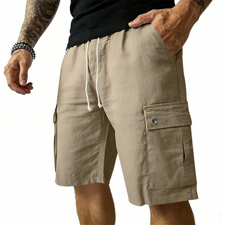 Short cargo léger pour homme